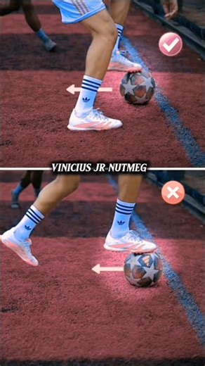 VINICIUS JR NUTMEG⚽#football#footballskills#soccer#Vinicius#brazilianskill