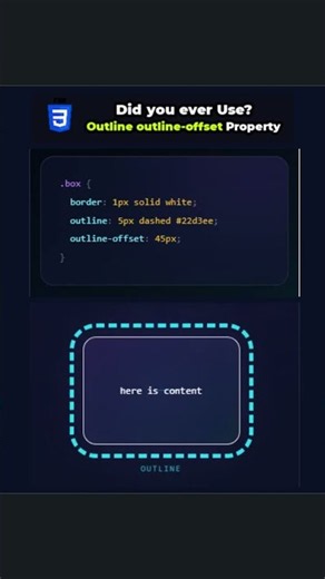 Level up your CSS design with outline-offset #css #webdevelopment #uidesign