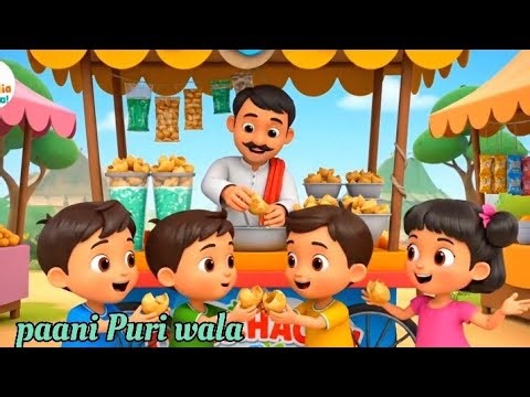 Paani Puri Wala Aaya | Hindi Rhyme | Kids song ‎⁨@chachachutv⁩