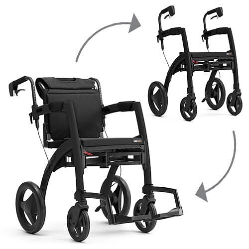 Rollz Motion Walker/Wheelchair - 2 In 1 - Medimart