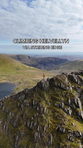 Climbing Hellvelyn via Striding Edge - Lake District Adventure