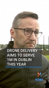 55K views · 223 reactions | A Dublin drone delivery service has said it will be able to reach around half a million people in the capital by the summer as it expands to two new areas and is aiming to have ten bases serving a million customers in Dublin by the end of this year. However, complaints about noise around its current west Dublin operation has led to calls for regulation of commercial drone deliveries. Link in bio to read more #rtenews #dublin | RTÉ News | Facebook