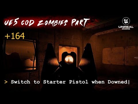 UE5 CoD Zombies Tutorial Part 164: Switch to Starter Pistol when Downed