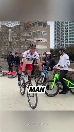 This Man Conquered Every Bicycle Challenge! 🚴 #bycycle #challange