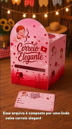 Kit correio elegante - brincadeira para festa junina #festajunina #arraial