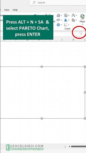 How to create Pareto Chart in Excel
