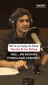427K views · 3.7K reactions | When @irbishi showed what class is all about! @bhogle_harsha narrates one of the most heartwarming gestures in cricket [Harsha Bhogle, Sachin Tendulkar, India, Sports] #teamindia #sachin #cricket #india #reelitfeelit #reelkarofeelkaro | Oaktree Sports | Facebook