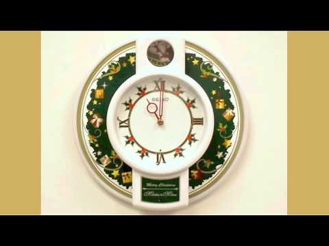 Seiko 2011 Melodies in Motion Christmas Clock with Santa Claus QHM003WLH