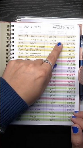 The Ledger is My Most Important Budget Tool #budget #expensetracking