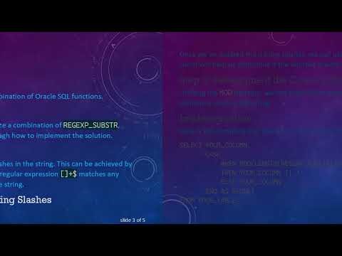 How to Add a Slash to an Oracle String with Odd Number of Trailing Slashes