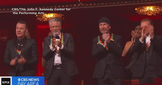 George Clooney, U2, Gladys Knight among Kennedy Center honorees