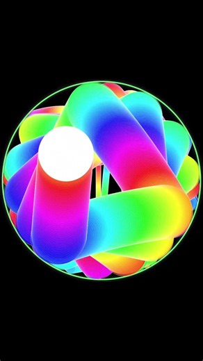 THE BALL GETS BIGGER EVERY BOUNCE!!! #bouncingball #music #simulation #satisfying