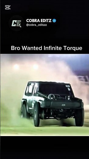Bro Wanted Infinite Torque☠️#carsshorts #cars #shorts