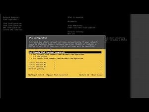 How to enable static IP address for ESXi host and disable IPv6 address?