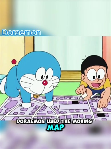 Moving Map.#anime #fyp #doraemon