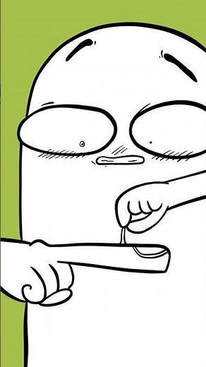 When You Try Something Weird 😂 | Relatable Cartoon Short #shorts #funny #animation #relatable
