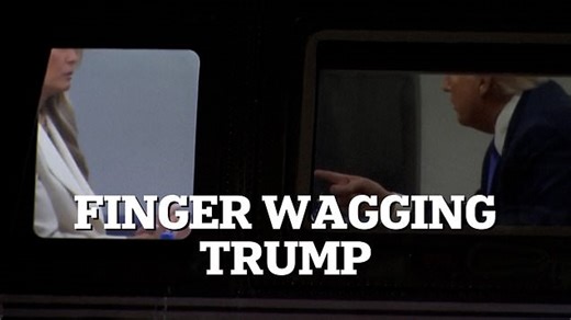 Trump and Melania have heated conversation on Marine One helicopter