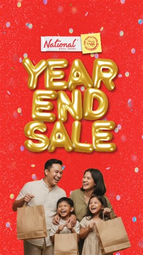 National Book Store on Instagram: "One last shopping spree for 2025: enjoy the National Book Store YEAR END SALE in 250+ branches nationwide! 🥳 Starting this Friday, December 26, 2025. Enjoy these sulit offers: ✅50% + 25% OFF on books with the 🔴 sticker ✅70% OFF on bags & stationery ✅25% OFF on bestsellers, new books, & boxed sets Sale runs until January 31, 2026 only per DTI Fair Trade Permit No. FTEB-242241, Series of 2025. #YearEndSale #NBSsale #NationalBookStore"