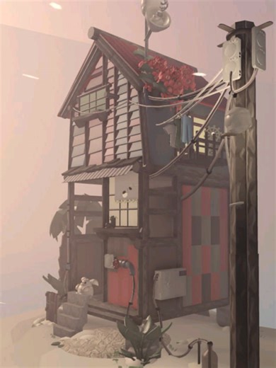 abandoned beach house inspired by concept art!! #adoptme #roblox #build #fyp