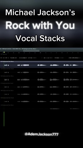 Michael Jackson’s Vocal Stacks Rock with You #michaeljackson #rockwithyou #kingofpop