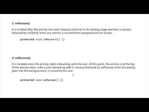 Android part5 life cycle in android