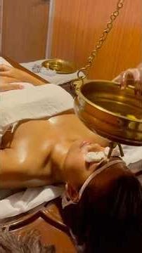 The Most Relaxing Oil Drip Massage in India | Shirodhara ASMR