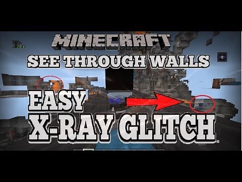 Minecraft Two Working X-ray Glitches (See Through Walls)