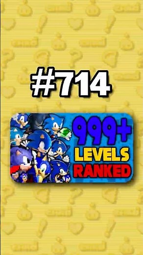Number 714 - Ranking ALL 999+ Sonic Levels from Worst to Best