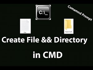 How to Create Folder and Directory through CMD | Command Prompt | DOSd