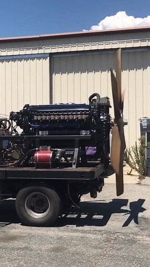 Fantastic @fullnoise35 ・・・ The smooth sweet sound of an Allison V-12 getting some run time before she is ready to go, it’s worth watching to the end 👍 We caught up with our engine builder Joe Yancy a few years ago at Chino while he was running in this particular Allison, she sounded incredible 💥💥💥 | Combat Learjet