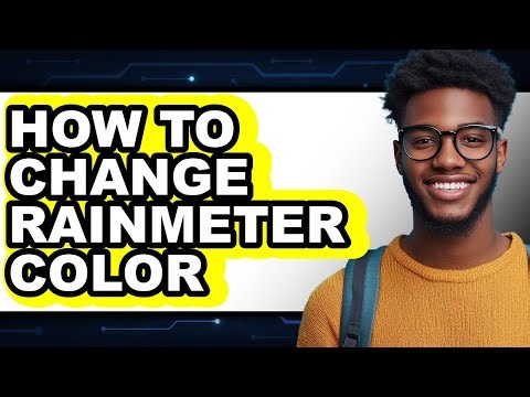 How to Change Rainmeter Color (easy Method)