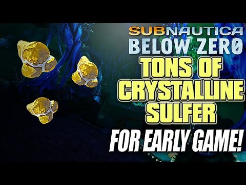 BEST PLACES FOR SULFUR IN EARLY GAME - Subnautica Below Zero Guide