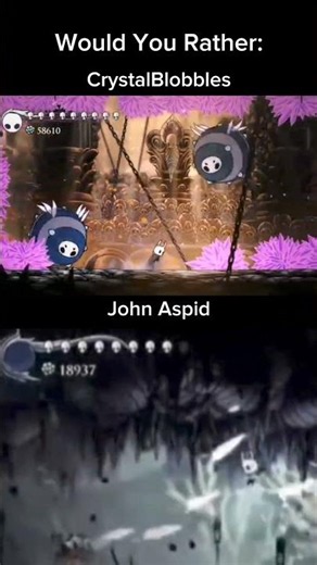 Would you rather fight John Aspid💀 | Hollow Knight #hollowknight