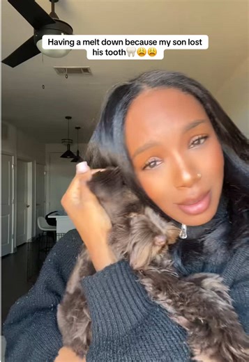 Puppies losing teeth🦷 🧚🏾😭😢🐾#puppyteeth #puppytiktok #minischnauzer #puppymom #puppytiktok