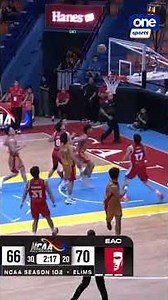 MJ Raymundo FOUR STRAIGHT JUMPERS 🥵 for EAC vs SSC-R | NCAA Season 102 Men’s Basketball