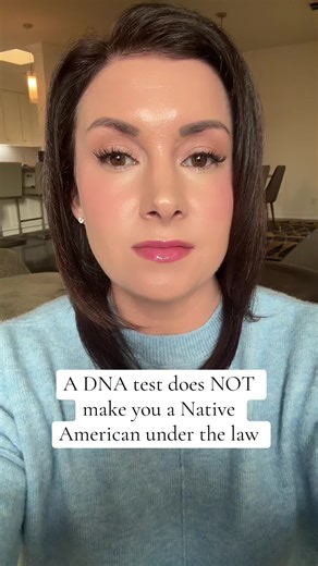 A DNA test can show ancestry. It does not determine legal Indian status under U.S. law. #tiktokcreatorsearchinsightsincentive #nativeamericandnatestresults #indianlaw #tribalsovereignty #TikTokCreatorSearchInsightsIncentive