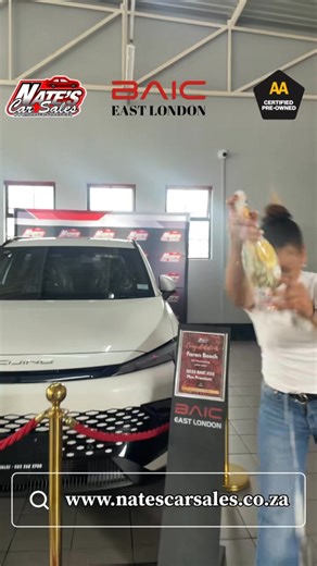 🚘 A Huge Thank You to Miss Faren Bosch🚘 for choosing NATE’S CAR SALES 🙏👏🎉 Congratulations on purchasing your 2025 BAIC X55 Plus Premium🚘🚘🚘 We truly appreciate your support and trust. Welcome to the NCS Family 👨‍👨‍👦‍👦👩‍👩‍👧‍👧 Enjoy every adventure with your brand-new wheels 🛻🚘✨ 👉 Just like Miss Bosch, you too can drive your dream car today! 💯 📞 Contact James on 066 218 9386 to put in your finance application 📄 If we don’t have the vehicle you’re looking for 👀 — we’ll source 