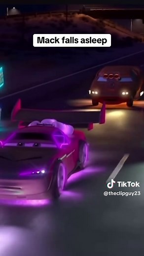 Mack falls asleep- Cars #cars #lightningmcqueen #fyp #foryou #trending
