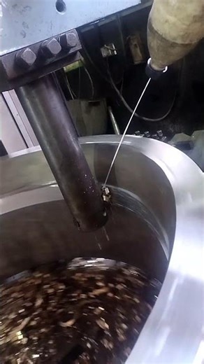 🤔🤔 How to VTL machine working making motor liner.#vtl#turning#grinding#trending.