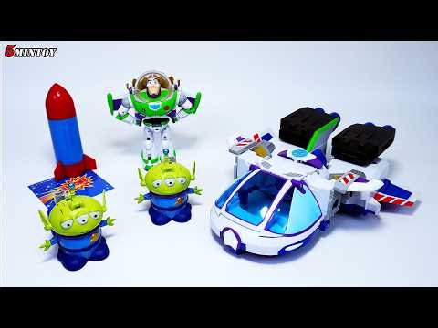 Combined! Buzz Lightyear Giant robot Alloy Toy Story Alien Little Green Men (1/3)