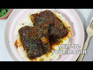 Fall-Off-the-Bone Oven Braised Beef Short Ribs