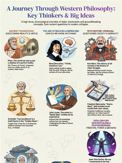 60 Philosophers Explained: The Ultimate History of Human Thought (Sleep & Study) Embark on a profound journey through the history of philosophy, exploring the revolutionary ideas of 60 of the world's greatest thinkers. From the ancient wisdom of Plato and Confucius to the modern critical theories of Judith Butler and Slavoj Žižek, this video breaks down complex concepts into calming, thought-provoking segments perfect for learning or falling asleep. Discover the stoic resilience of Zeno, the exi