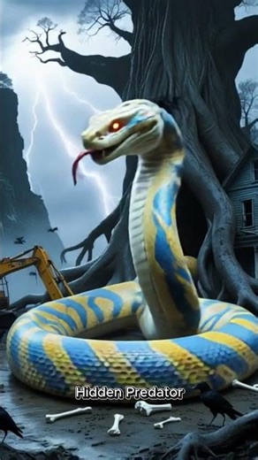 Mysterious | Python in abandoned forest #animals #mysteriou