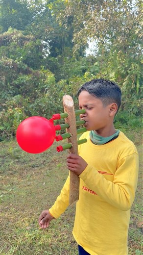 Nice design mango tree & cute balloon toy #diy #art #toys