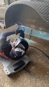 Welding spring hangers on trailer . For all your trailer repair and parts need check out Www.TrailerPartsUnlimited.com 844-898-8687 631 TX 75 N Huntsville TX 77320 . #trailerpartsunlimited #trailerrepair #trailermaintenance #trailerparts | Trailer Parts Unlimited | Facebook