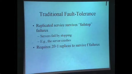 【经典讲座/熟肉】PBFT：实用拜占庭容错算法 MIT EECS Colloquium