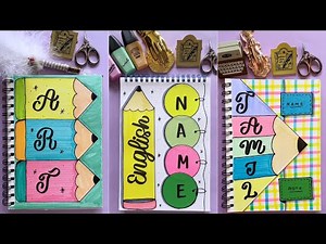 10 Simple Front Page Designs You Can Draw With Pencil Ideas 📝