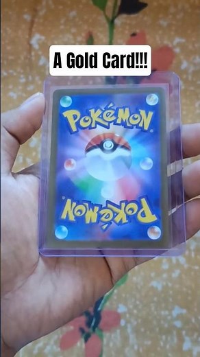 Have you seen a GOLD Pokémon Card?