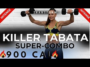 80-MIN KILLER TABATA + ABS | Extreme Fat Burn, Total Body Sculpt with Weights + Belly Fat Blast