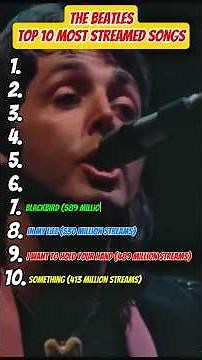 The Beatles Top 10 Most Streamed Songs – Surprising #1! 🎶🎸 #thebeatles #Top10Songs #ClassicRock
